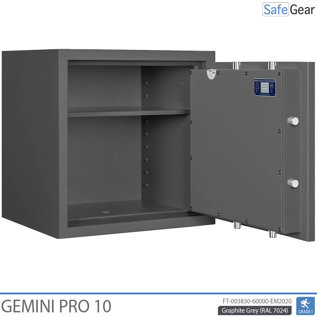 Gemini Pro 10 - Caja fuerte de seguridad (103 litros) - Prueba de robo Grado 1