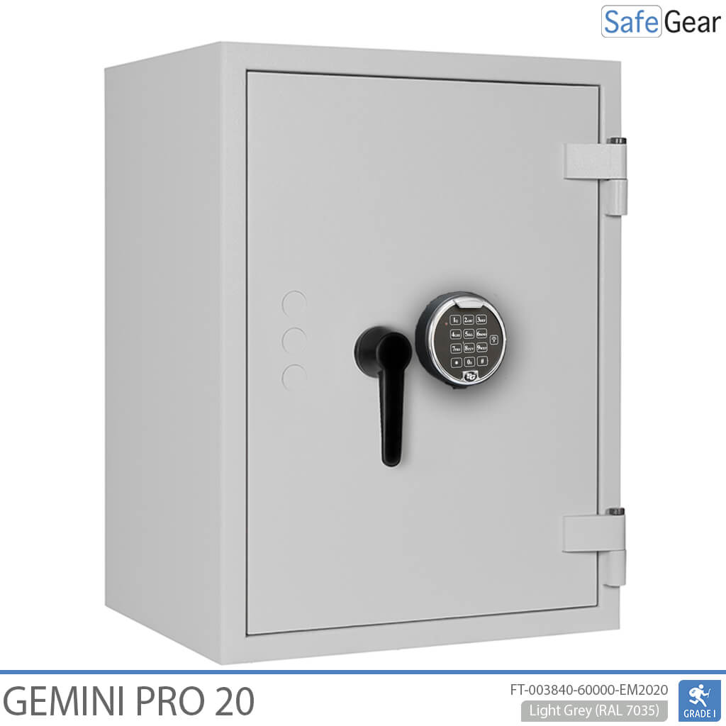 Gemini Pro 20 - Caja fuerte de seguridad (141 litros) - Prueba de robo Grado 1