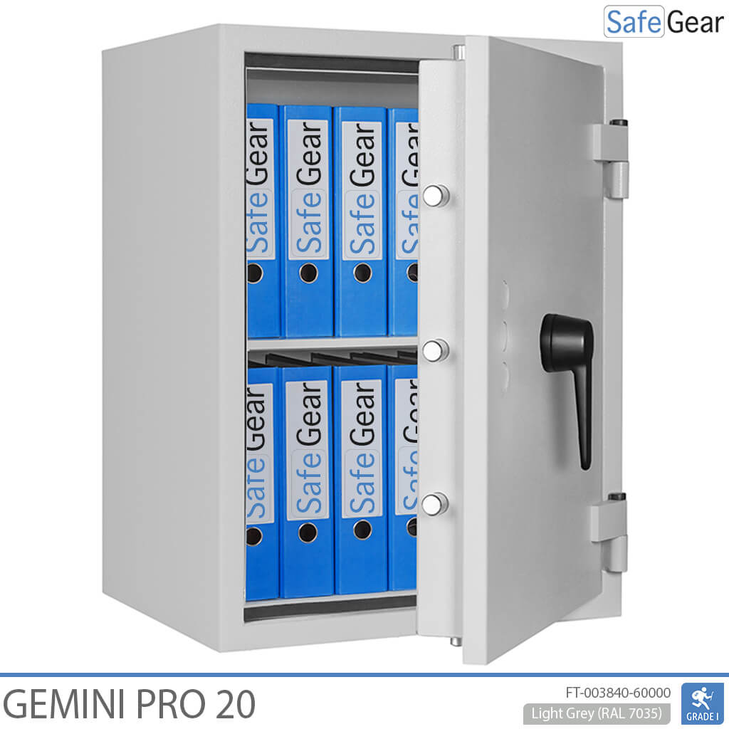 Gemini Pro 20 - Caja fuerte de seguridad (141 litros) - Prueba de robo Grado 1