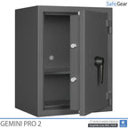 Gemini Pro 2 - Caja fuerte de seguridad (70 litros) - Prueba de robo Grado 1