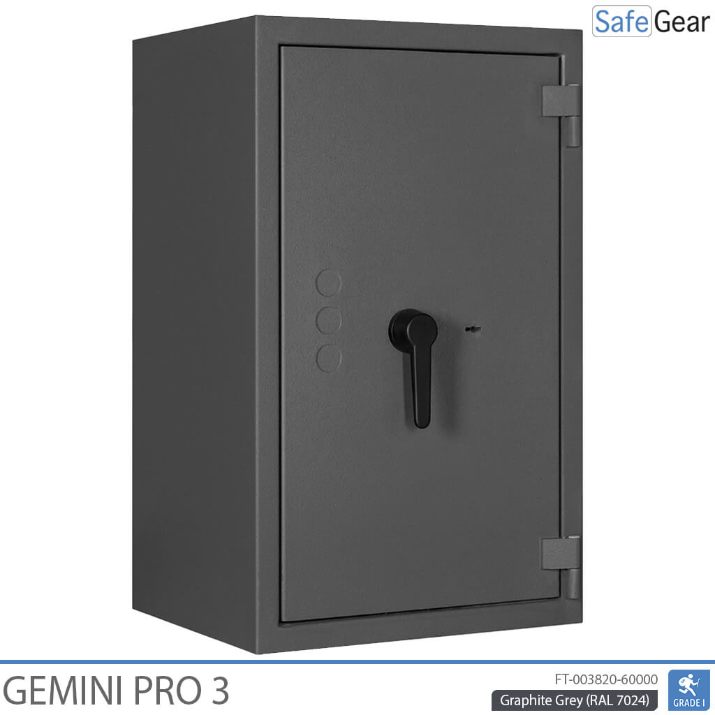 Gemini Pro 3 - Caja fuerte de seguridad (90 litros) - Prueba de robo Grado 1
