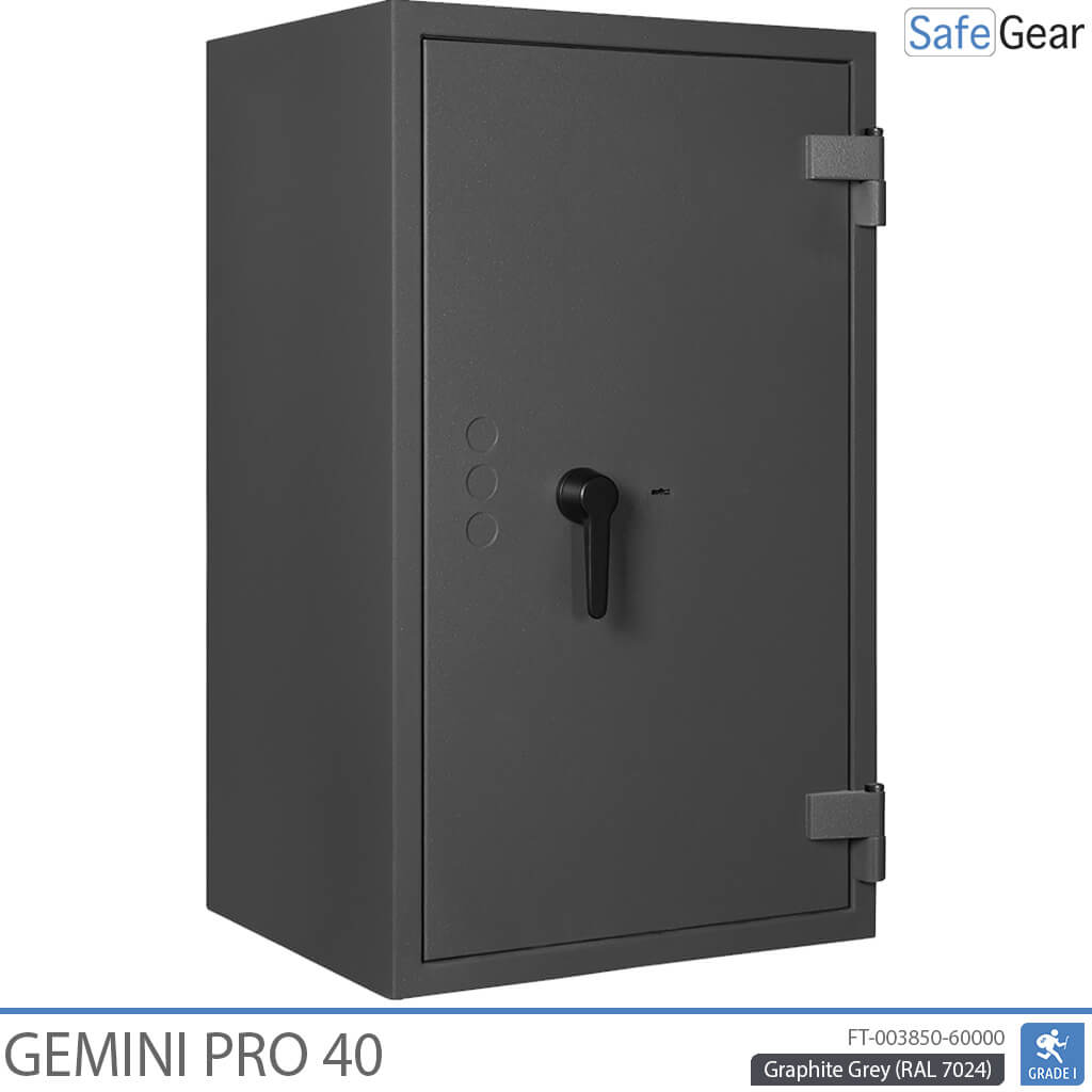 Gemini Pro 40 - Caja fuerte de seguridad (180 litros) - Prueba de robo Grado 1