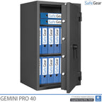 Gemini Pro 40 - Caja fuerte de seguridad (180 litros) - Prueba de robo Grado 1