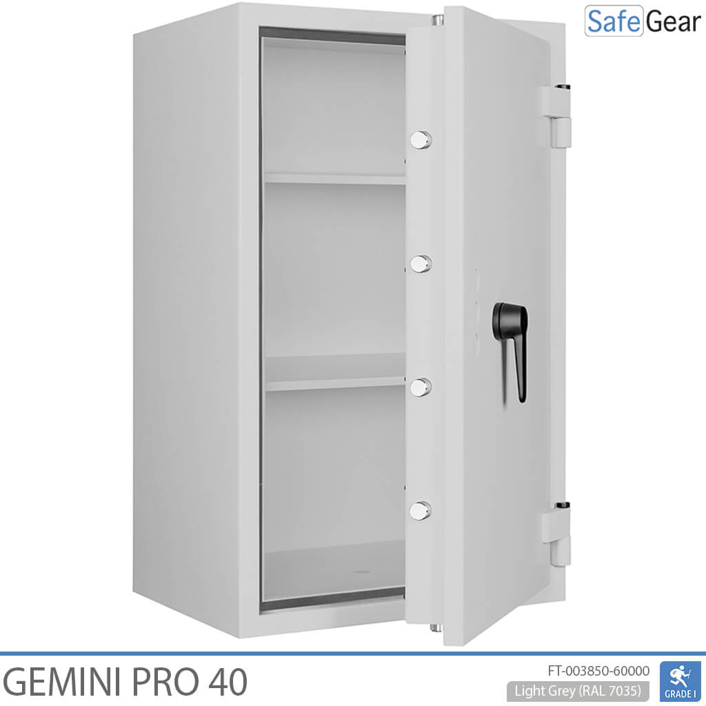 Gemini Pro 40 - Caja fuerte de seguridad (180 litros) - Prueba de robo Grado 1