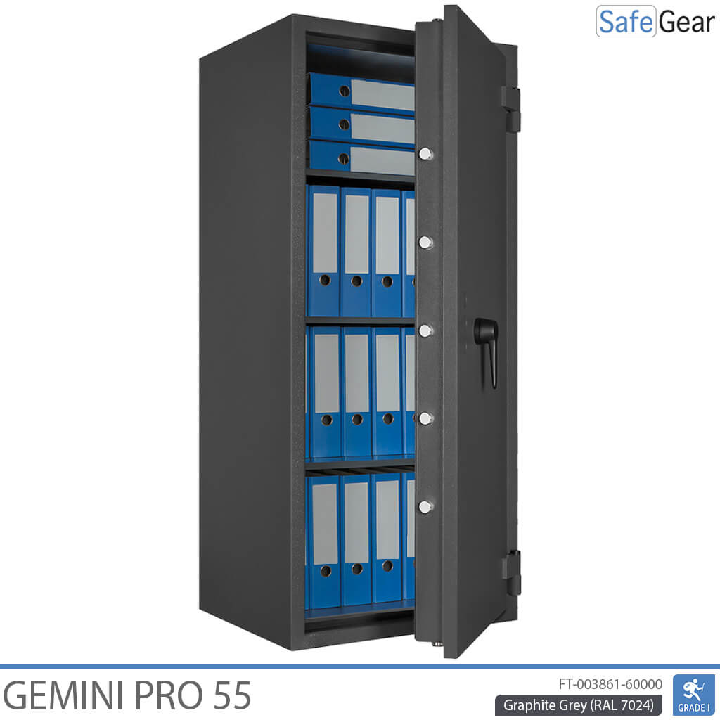 Gemini Pro 55 - Caja fuerte de seguridad (292 litros) - Prueba de robo Grado 1