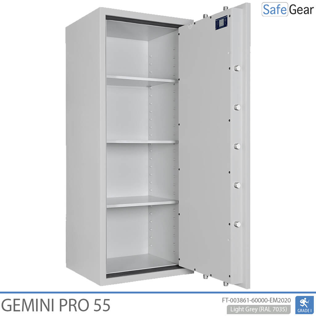 Gemini Pro 55 - Caja fuerte de seguridad (292 litros) - Prueba de robo Grado 1
