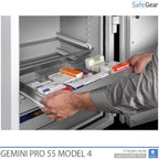 Gemini Pro 55 - Caja Fuerte para farmacia (292 litros) - 7 cajones - 1 estante - Prueba de robo Grado 1