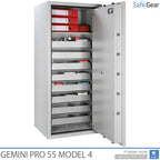 Gemini Pro 55 - Caja Fuerte para farmacia (292 litros) - 7 cajones - 1 estante - Prueba de robo Grado 1