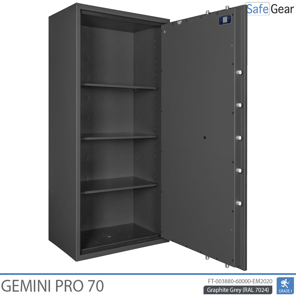 Gemini Pro 70 - Caja fuerte de seguridad (479 litros) - Prueba de robo Grado 1