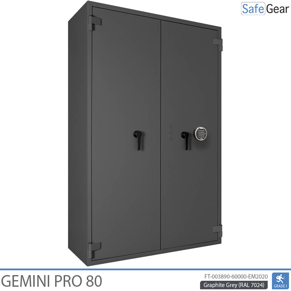 Gemini Pro 80 - Caja fuerte de seguridad (859 litros) - Prueba de robo Grado 1