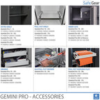 Gemini Pro 1 - Caja fuerte de seguridad (45 litros) - Prueba de robo Grado 1