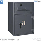 Caja Fuerte De Depósito Gemini Pro D-I 250 (294 L) - Grado de prueba contra robo D-I - Cerradura con llave
