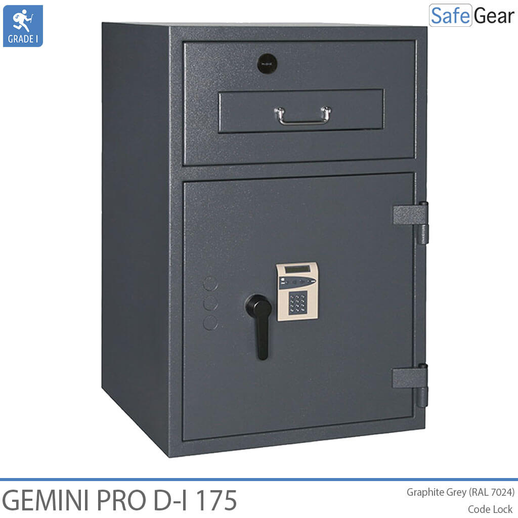 Caja Fuerte De Depósito Gemini Pro D-I 250 (294 L) - Grado de prueba contra robo D-I - Cerradura con llave