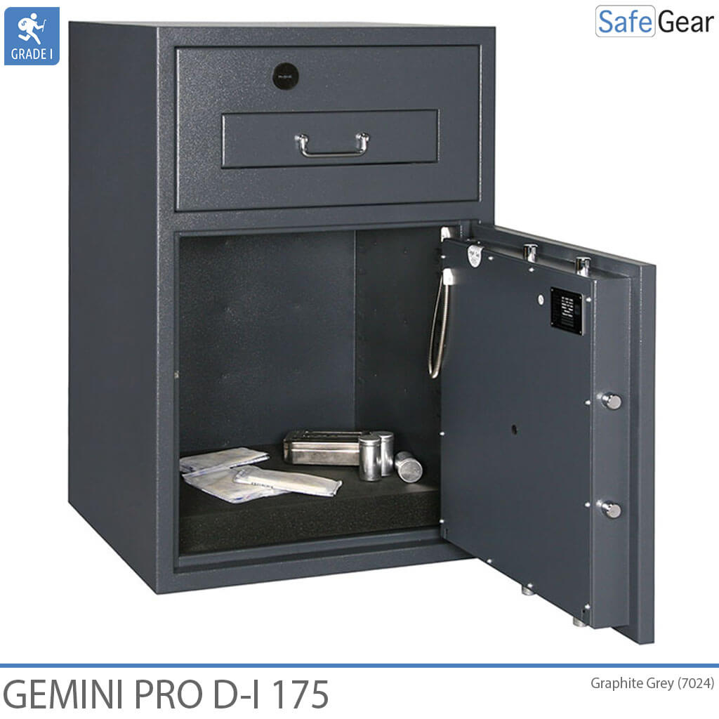 Caja Fuerte De Depósito Gemini Pro D-I 340 (384 L) - Grado de prueba contra robo D-I - Cerradura con llave