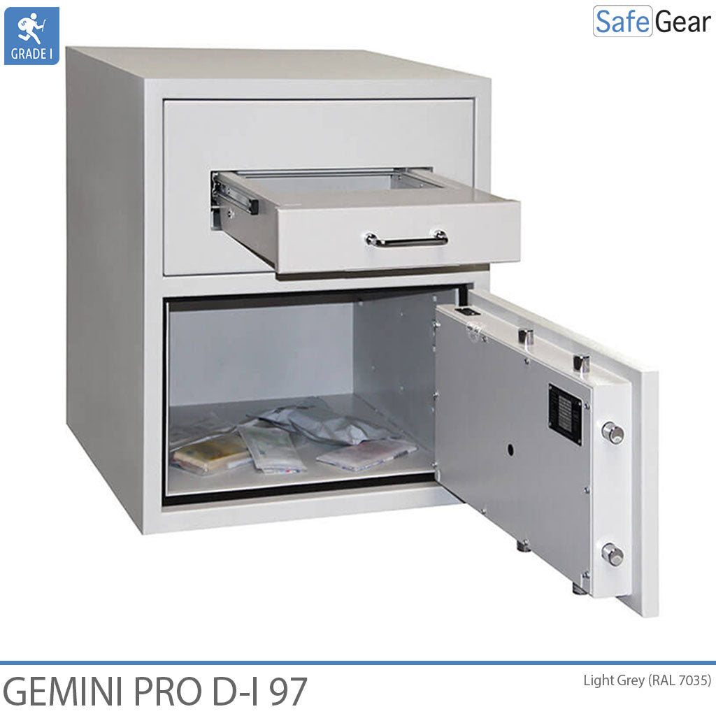 Caja Fuerte De Depósito Gemini Pro D-I 97 (119 L) - Grado de prueba contra robo D-I - Cerradura Electrónica con 9 códigos de usuario