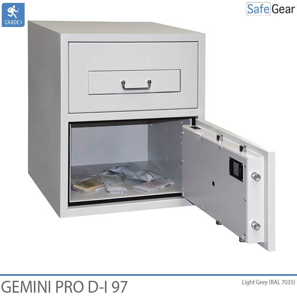 Caja Fuerte De Depósito Gemini Pro D-I 97 (119 L) - Grado de prueba contra robo D-I - Cerradura Electrónica con 9 códigos de usuario