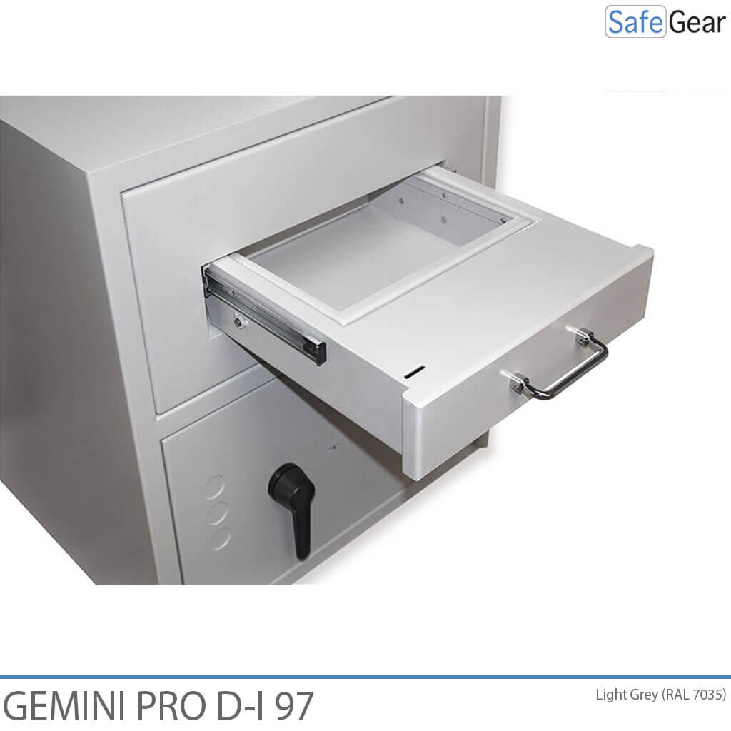 Caja Fuerte De Depósito Gemini Pro D-I 97 (119 L) - Con compartimento interno - Prueba antirrobo D-I - Cerradura Electrónica Axessor