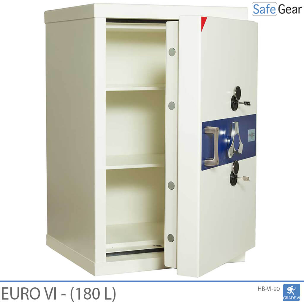Euro VI (180 L) – Caja Fuerte – Prueba contra robos Grado 6