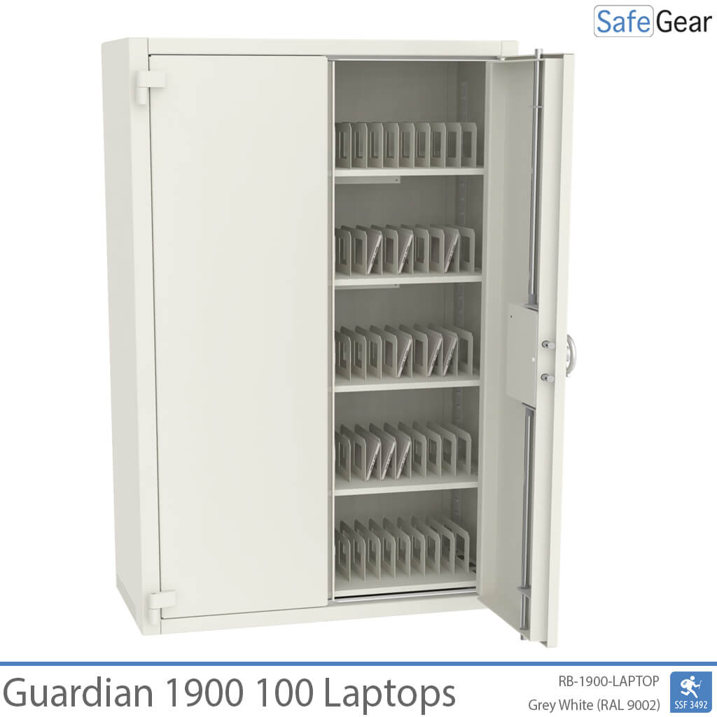 Guardian 1900 - 100 portátiles con carga - Prueba de robo SSF 3492