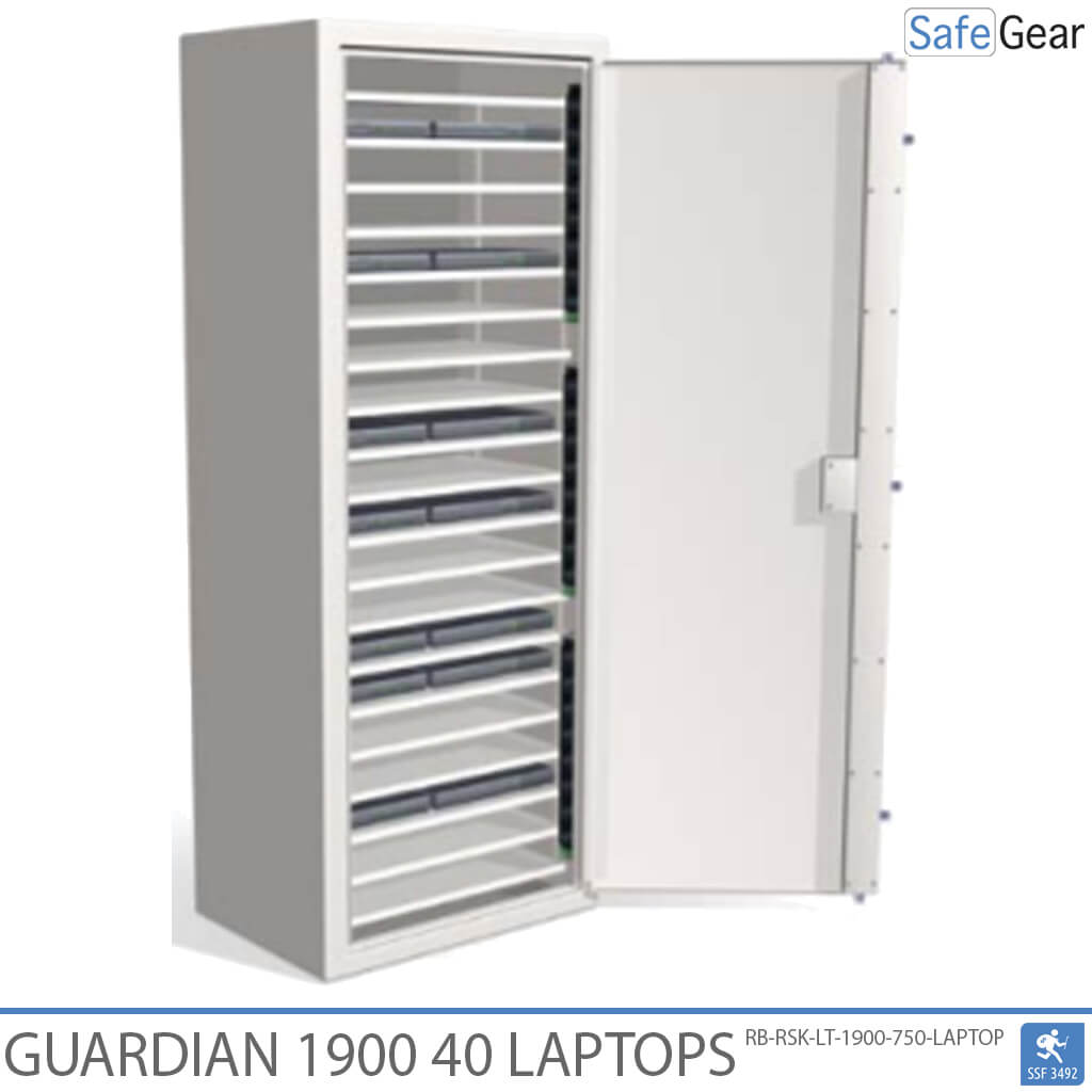 Guardian 1900 - 40 portátiles con carga - Prueba de robo SSF 3492