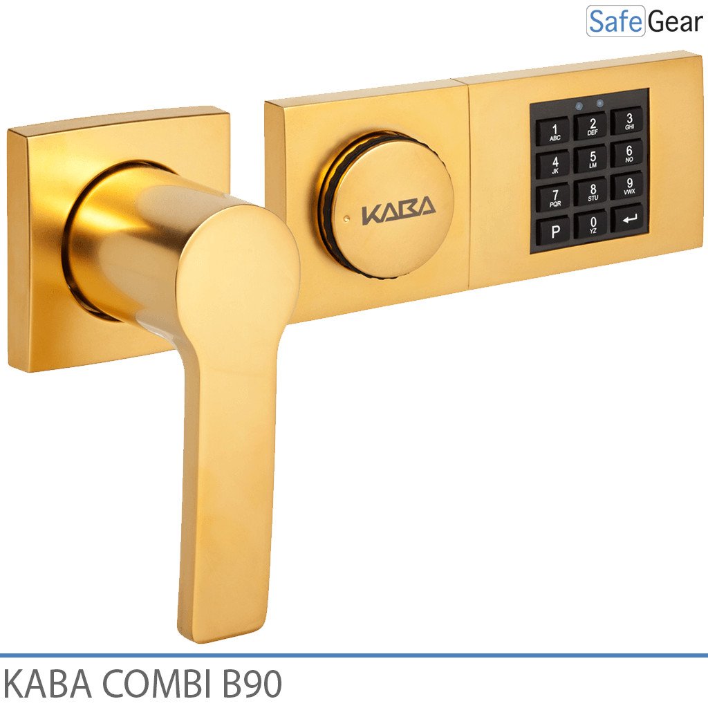 Cerradura de combinación Kaba Combi B90 para caja fuerte con llave de emergencia