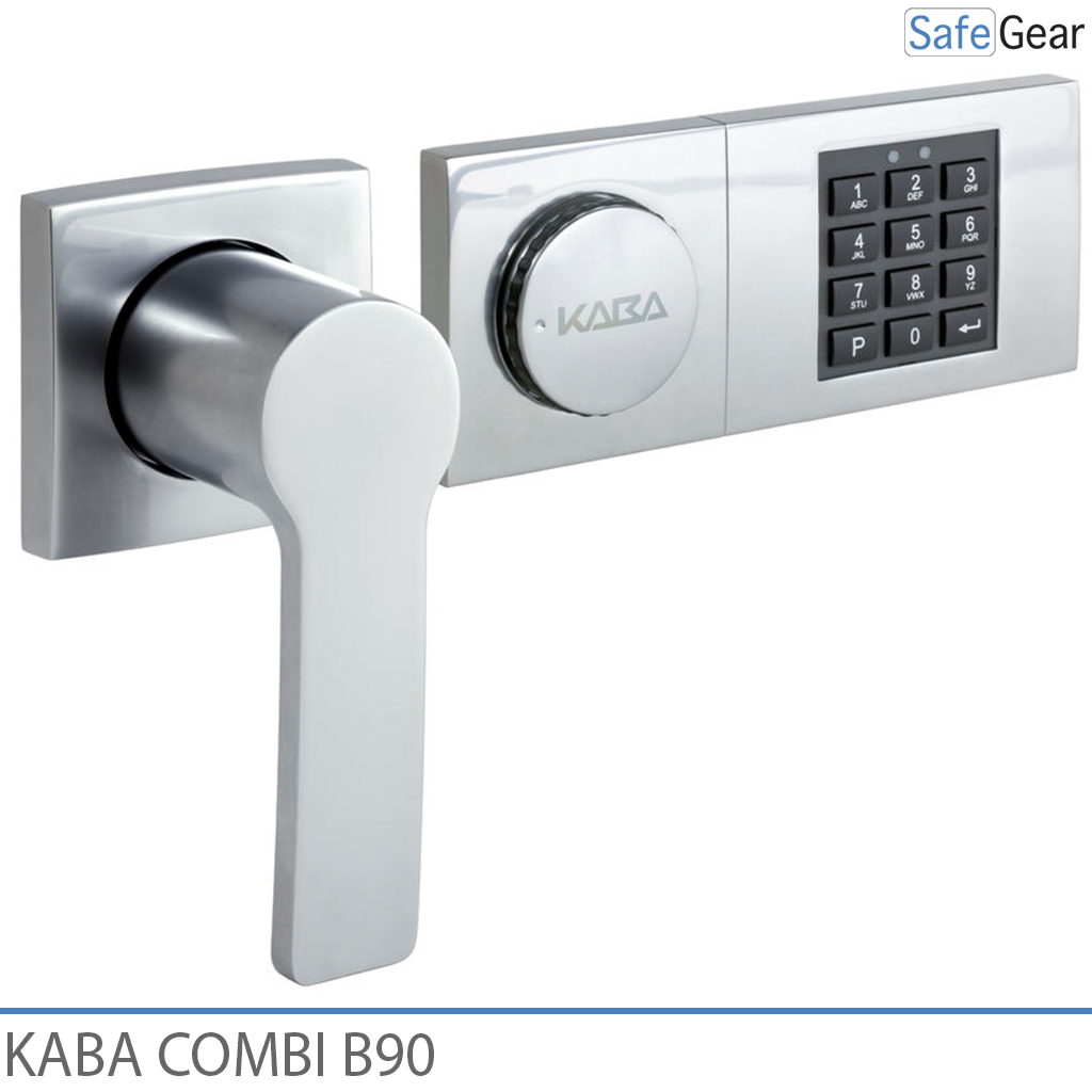 Cerradura de combinación Kaba Combi B90 para caja fuerte con llave de emergencia