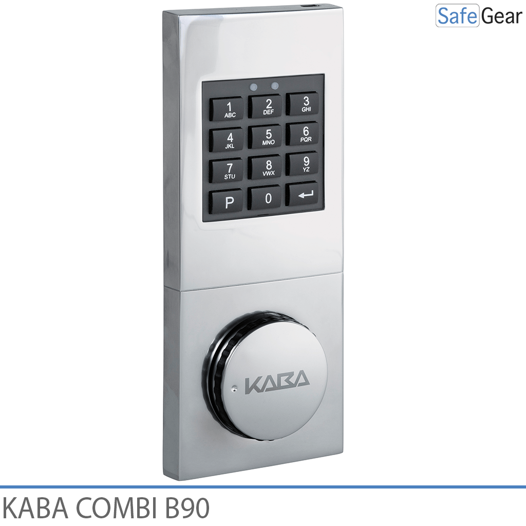 Cerradura de combinación Kaba Combi B90 para caja fuerte con llave de emergencia