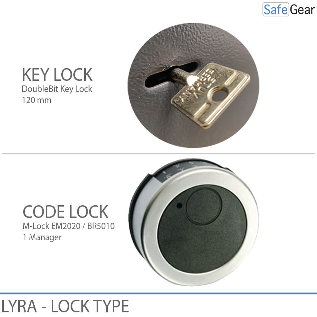 Lyra 16 - Caja Fuerte de seguridad (251 Litros) - Prueba antirrobo Grado 1