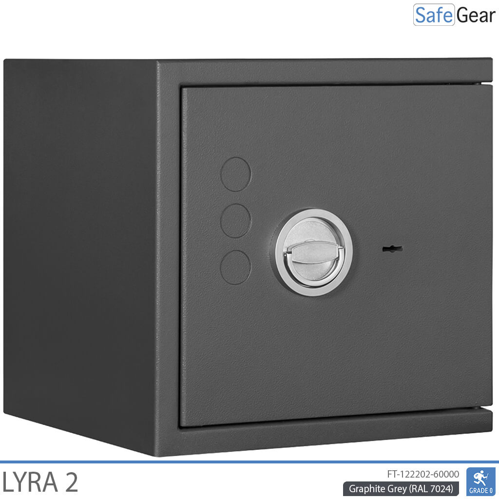 Lyra 2 - Caja Fuerte de seguridad (31 Litros) - Prueba antirrobo Grado 0