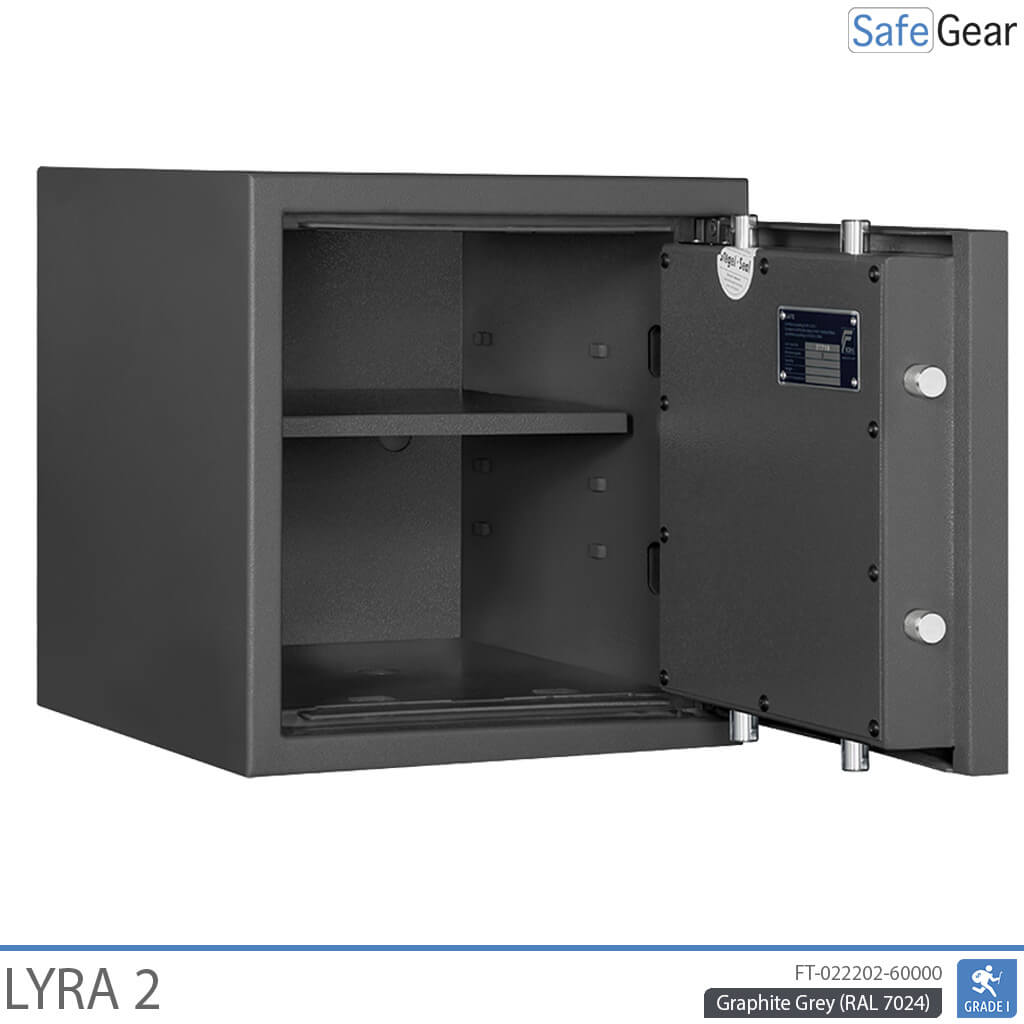 Lyra 2 - Caja Fuerte de seguridad (31 Litros) - Prueba antirrobo Grado 1