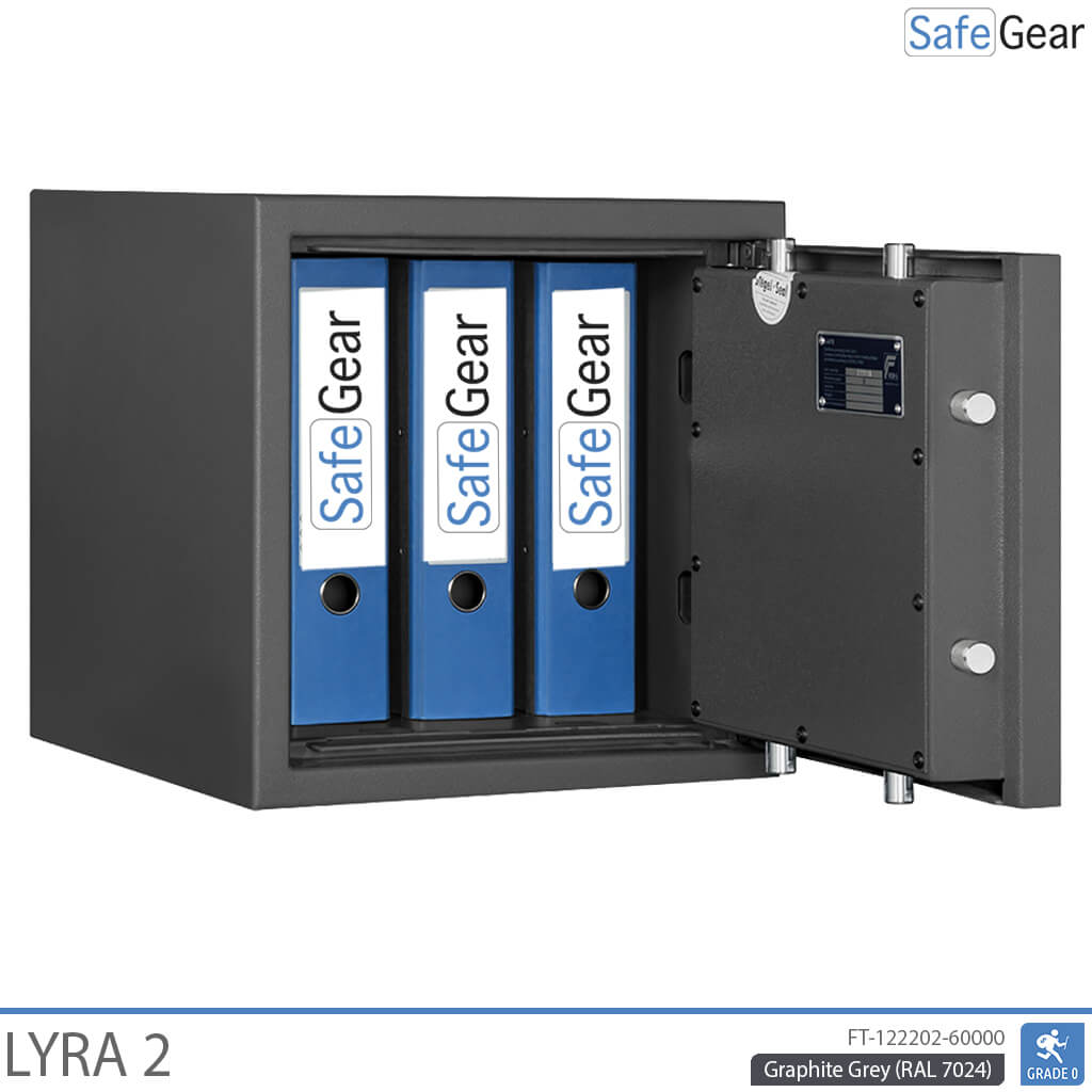 Lyra 2 - Caja Fuerte de seguridad (31 Litros) - Prueba antirrobo Grado 0