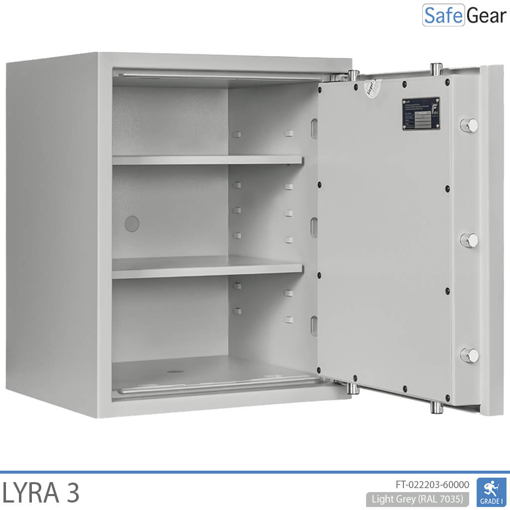 Lyra 3 - Caja Fuerte de seguridad (66 Litros) - Prueba antirrobo Grado 1