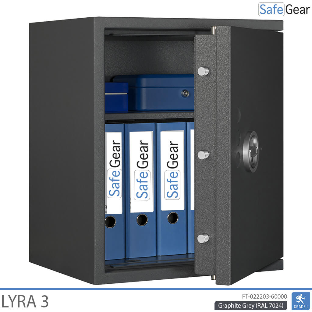 Lyra 3 - Caja Fuerte de seguridad (66 Litros) - Prueba antirrobo Grado 1