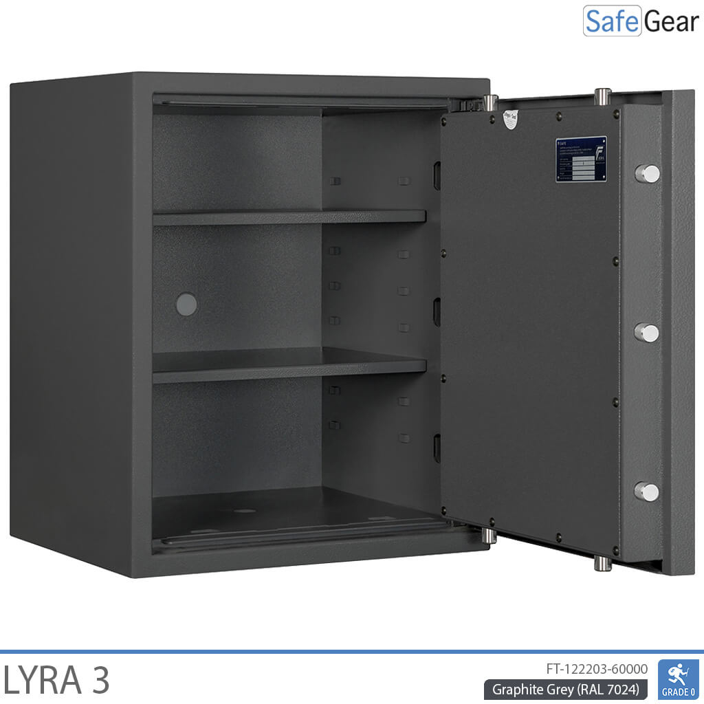 Lyra 3 - Caja Fuerte de seguridad (66 Litros) - Prueba antirrobo Grado 0