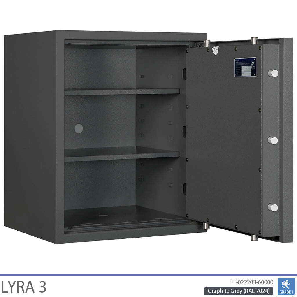 Lyra 3 - Caja Fuerte de seguridad (66 Litros) - Prueba antirrobo Grado 1