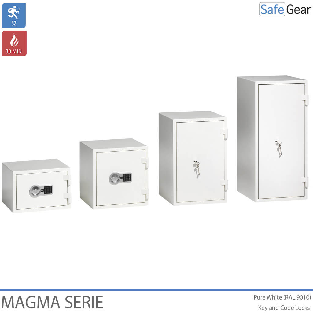 Magma 4 - Caja fuerte ignífuga de seguridad (81 litros) - Grado de prueba de robo S2 - Resistencia al fuego 30 min.