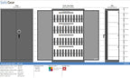 Zeus 24 - caja fuerte para portátiles (48 portátiles) - Cerradura electrónica