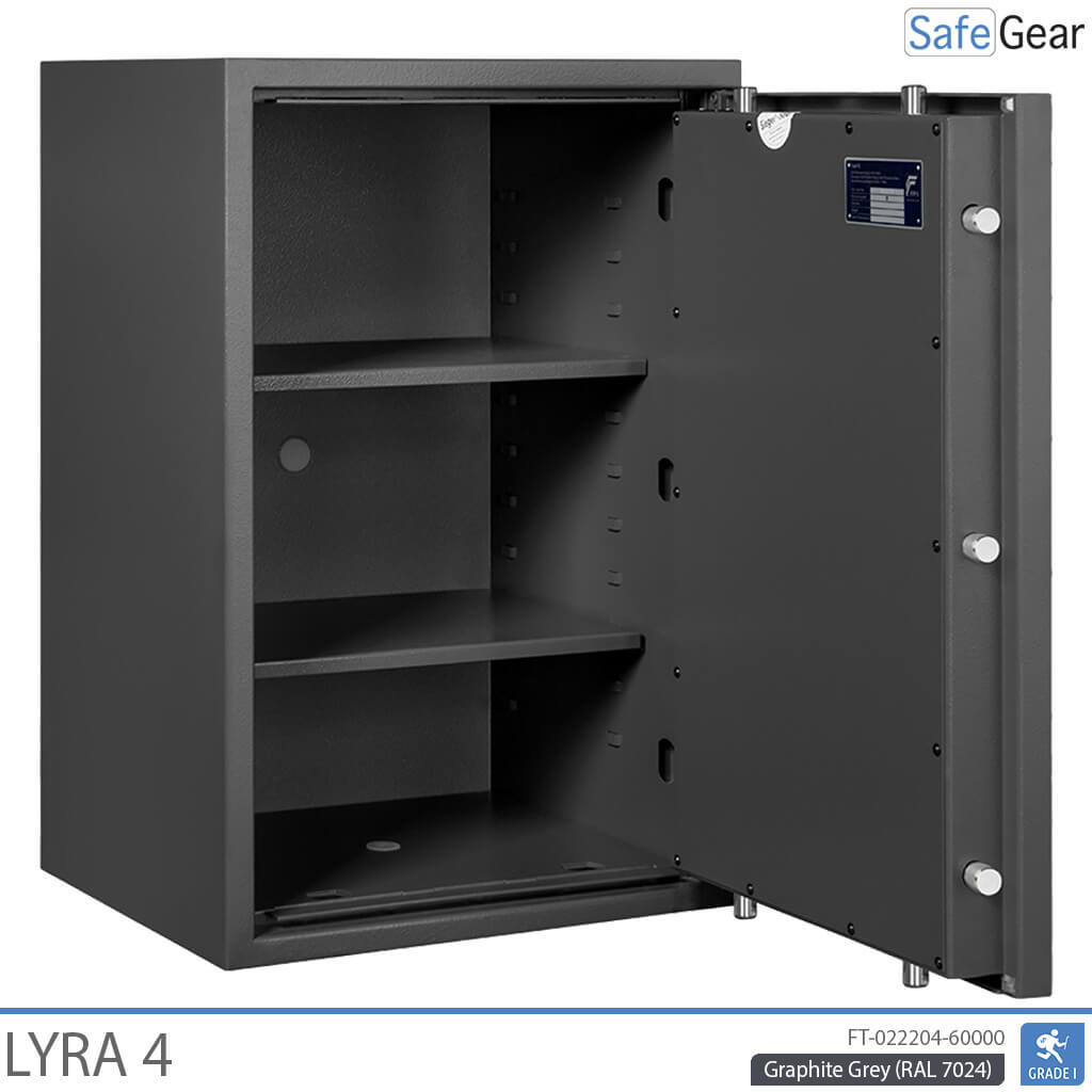 Lyra 4 - Caja Fuerte de seguridad (84 Litros) - Prueba antirrobo Grado 1