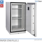 Armario Contra Incendios Paper Star Plus 1 (115 L) - Grado de prueba contra robo I / Prueba de resistencia al fuego: 120 min