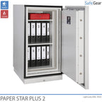 Armario Contra Incendios Paper Star Plus 1 (115 L) - Grado de prueba contra robo I / Prueba de resistencia al fuego: 120 min