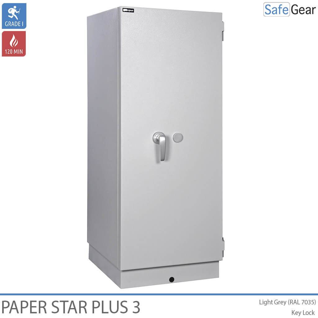 Armario Contra Incendios Paper Star Plus 3 (196 L) - Grado de prueba contra robo I / Prueba de resistencia al fuego: 120 min