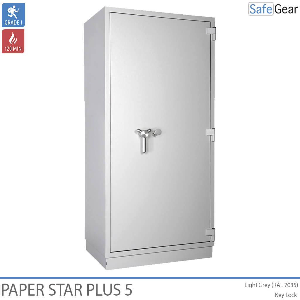 Armario Contra Incendios Paper Star Plus 5 (560 L) - Grado de prueba contra robo I / Prueba de resistencia al fuego: 120 min