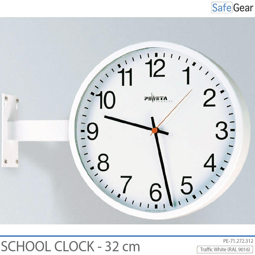 Reloj Escolar analógico - Interior - Redondo - 32 cm