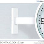 Reloj Escolar analógico - Interior - Redondo - 32 cm