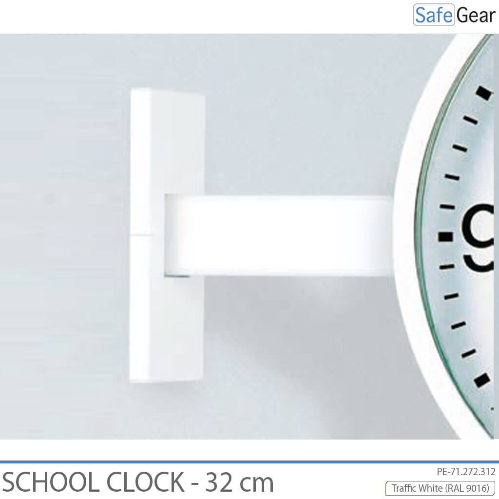 Reloj Escolar analógico - Interior - Redondo - 32 cm
