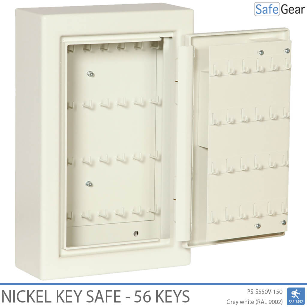 Nickel Caja Fuerte Para Llaves - 56 llaves - cerradura con llave