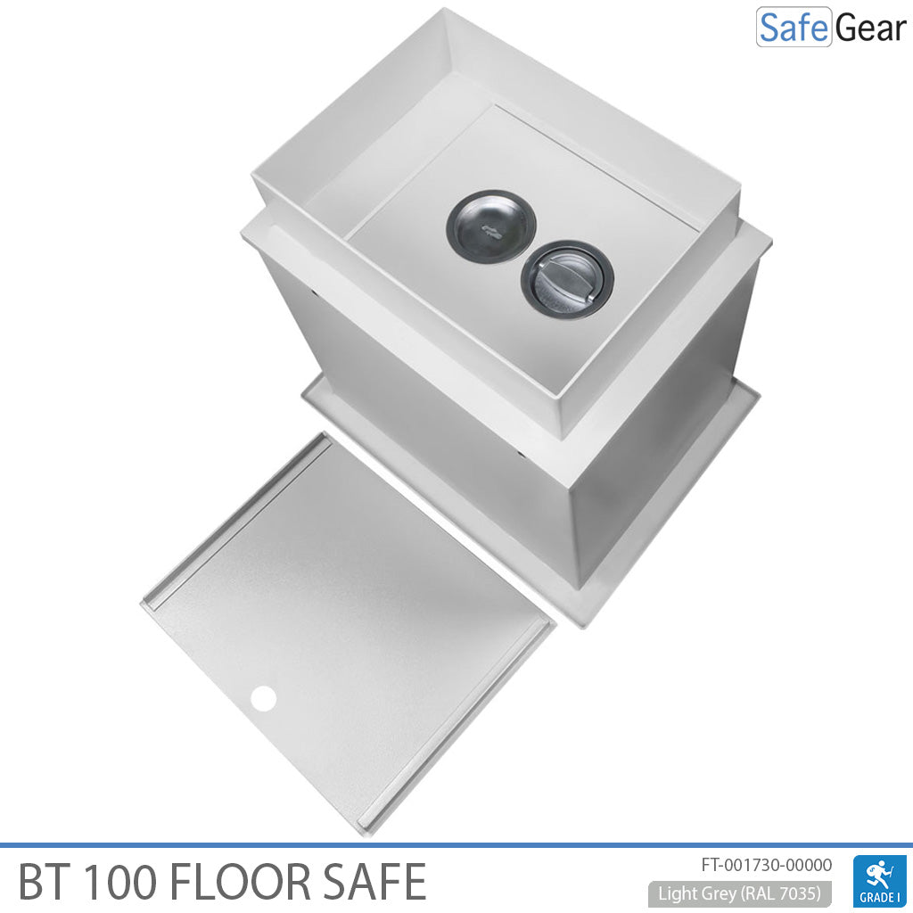 Caja Fuerte de suelo antirrobo BT 100 (44 L) - Prueba de robo Grado 1