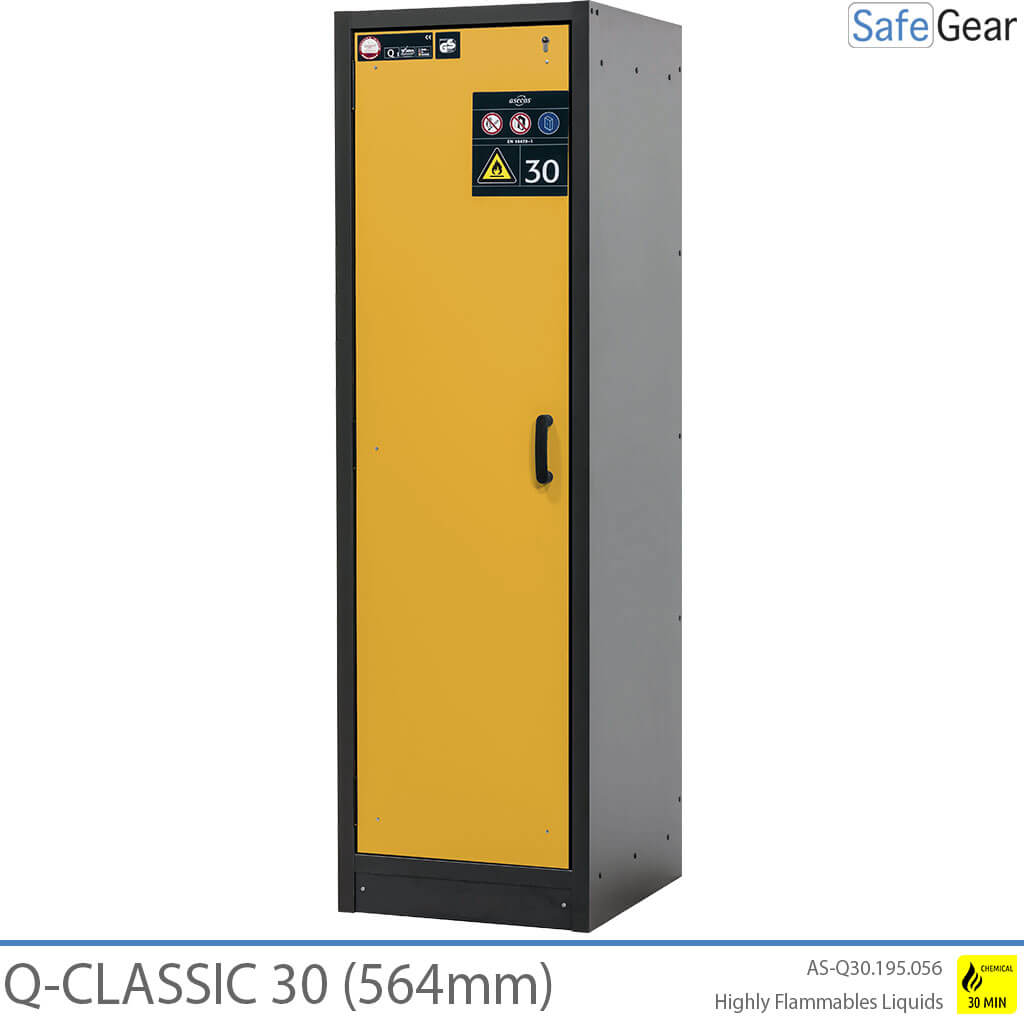 Q-CLASSIC 30 - 3 estantes (380 L) / Ignífuga durante 30 minutos