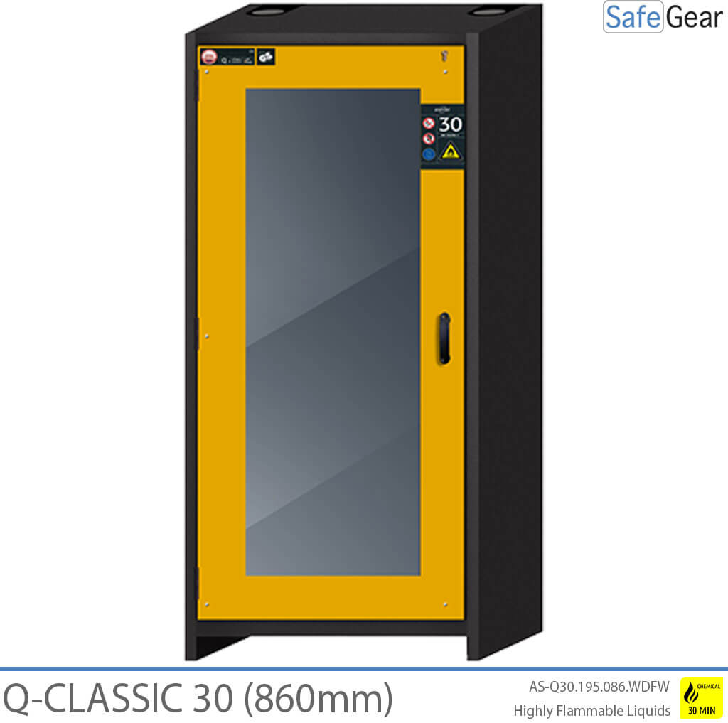 Q-DISPLAY 30 - 3 estantes (633 L) / Ignífuga durante 30 minutos