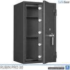 Rubin Pro 30 - Caja Fuerte de seguridad (145 litros) - Prueba de robo Grado 3